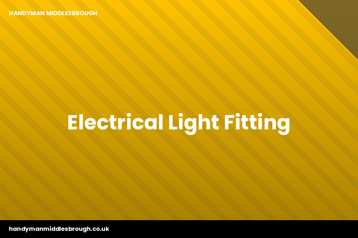 Pendant light fitting being installed