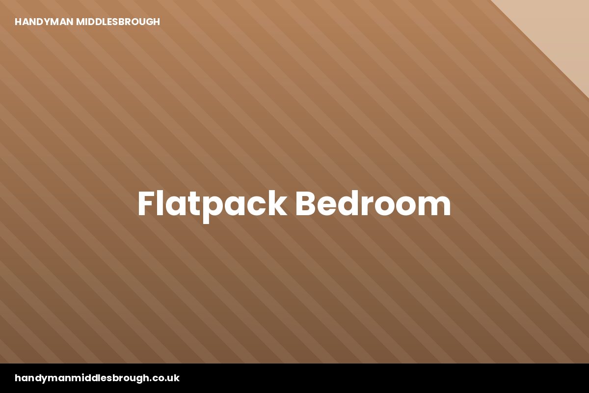 IKEA wardrobe assembled in a Middlesbrough bedroom