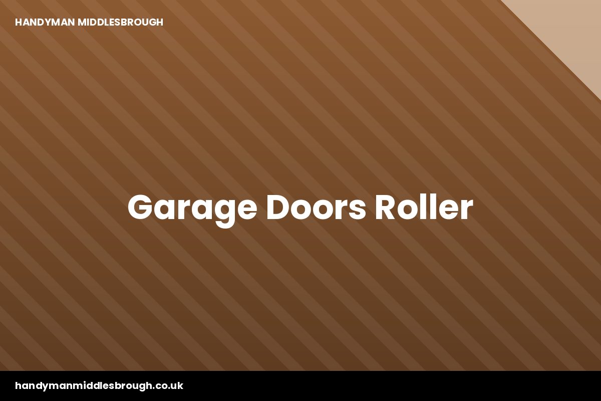 Modern roller garage door installation