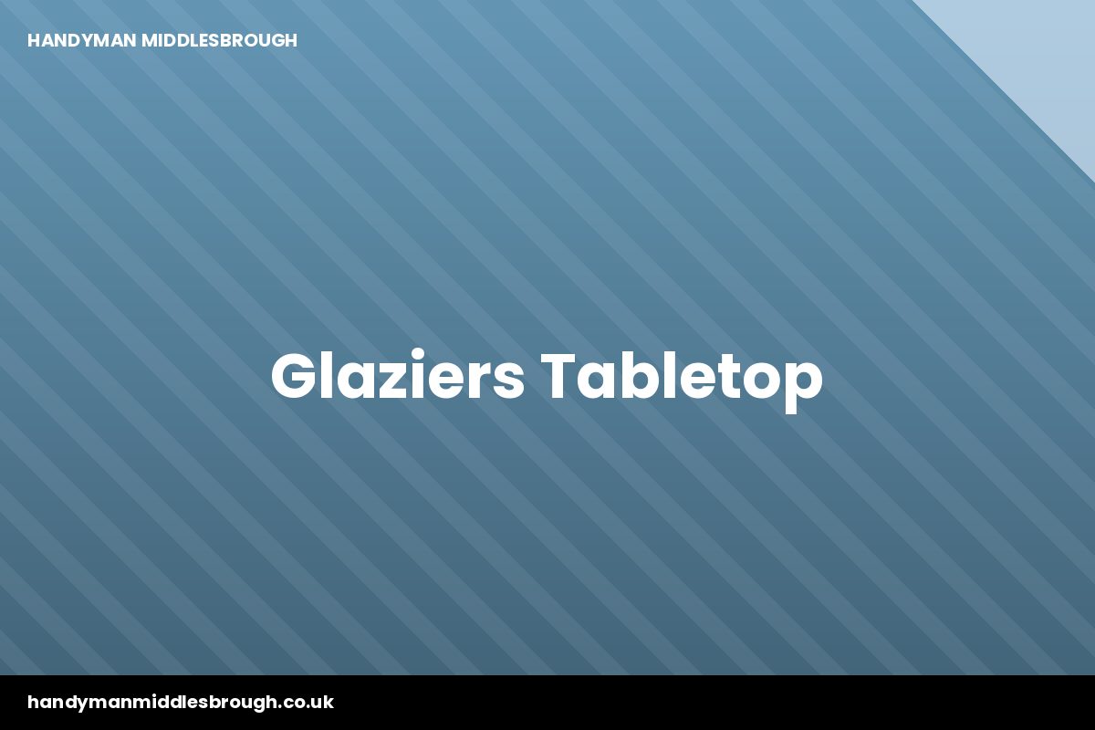 Replacement glass table top