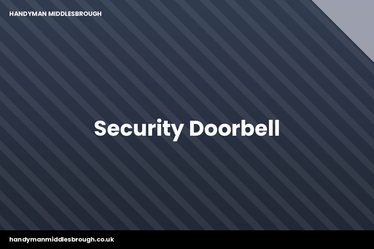 Video doorbell installation