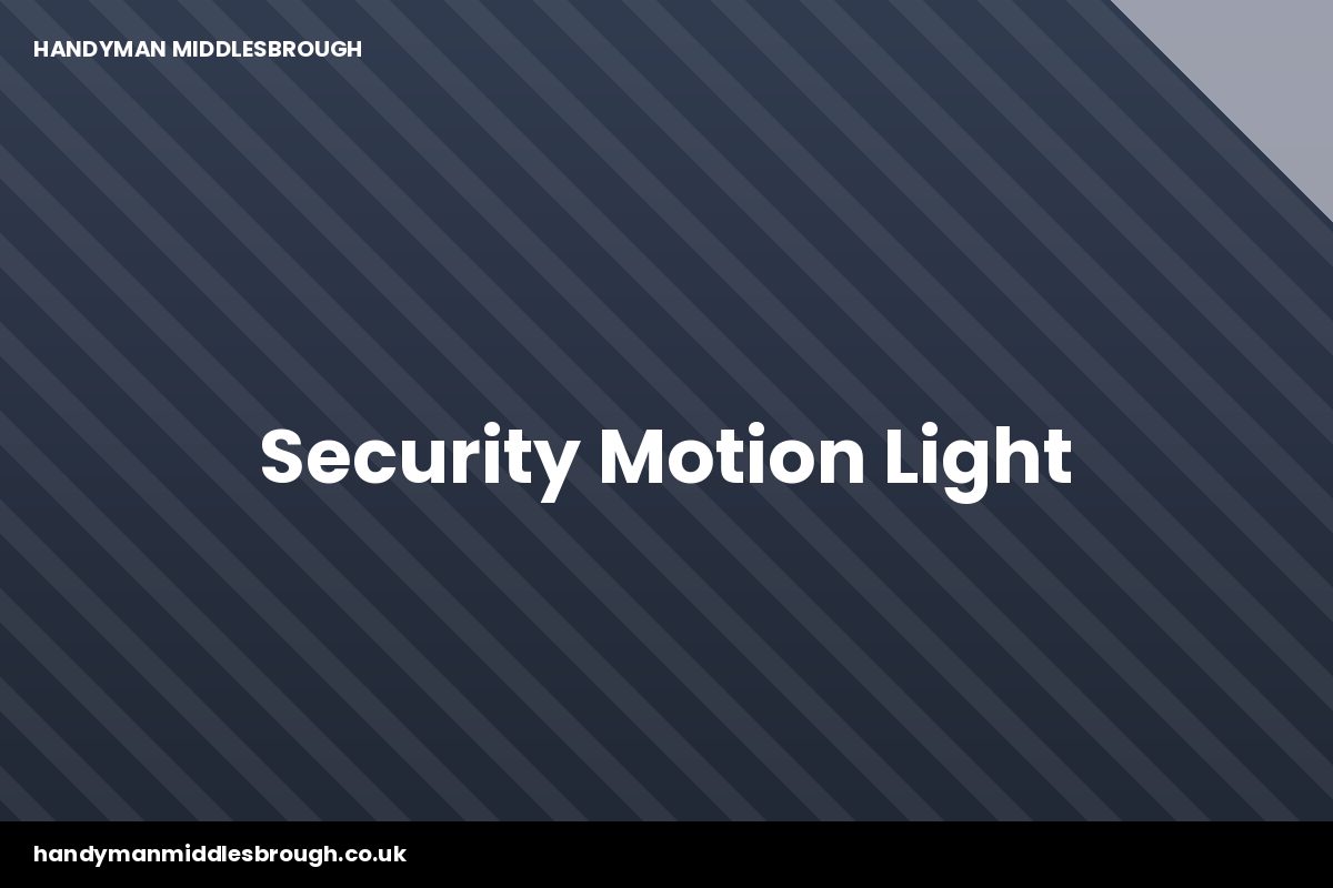 Outdoor motion-sensor light fitted