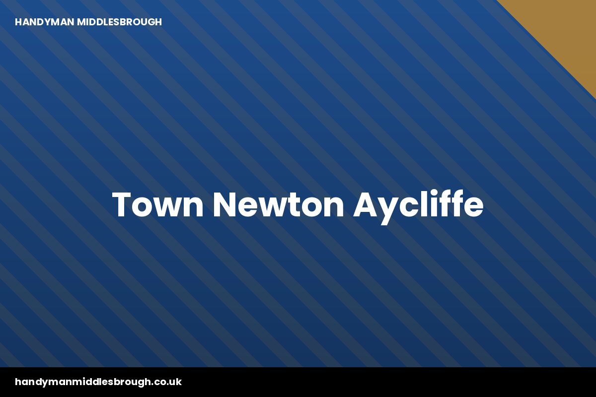 Newton Aycliffe new town housing and shopping centre