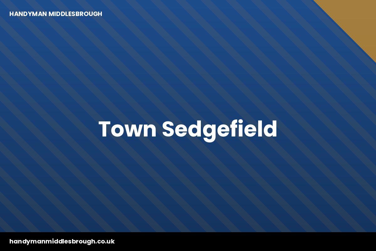 Sedgefield village green and Georgian houses